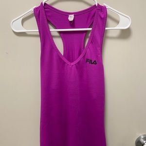Magenta FILA Workout Tank